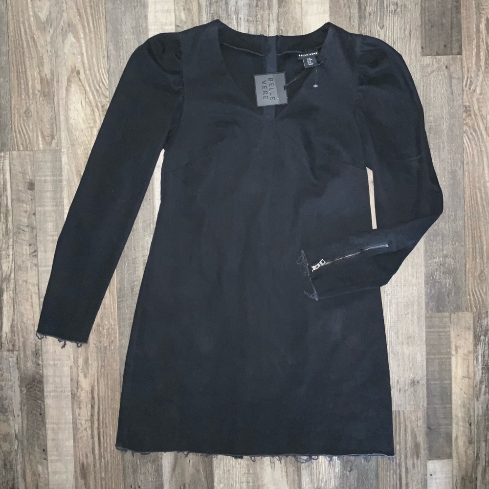 Belle Vere | denim jumper dress